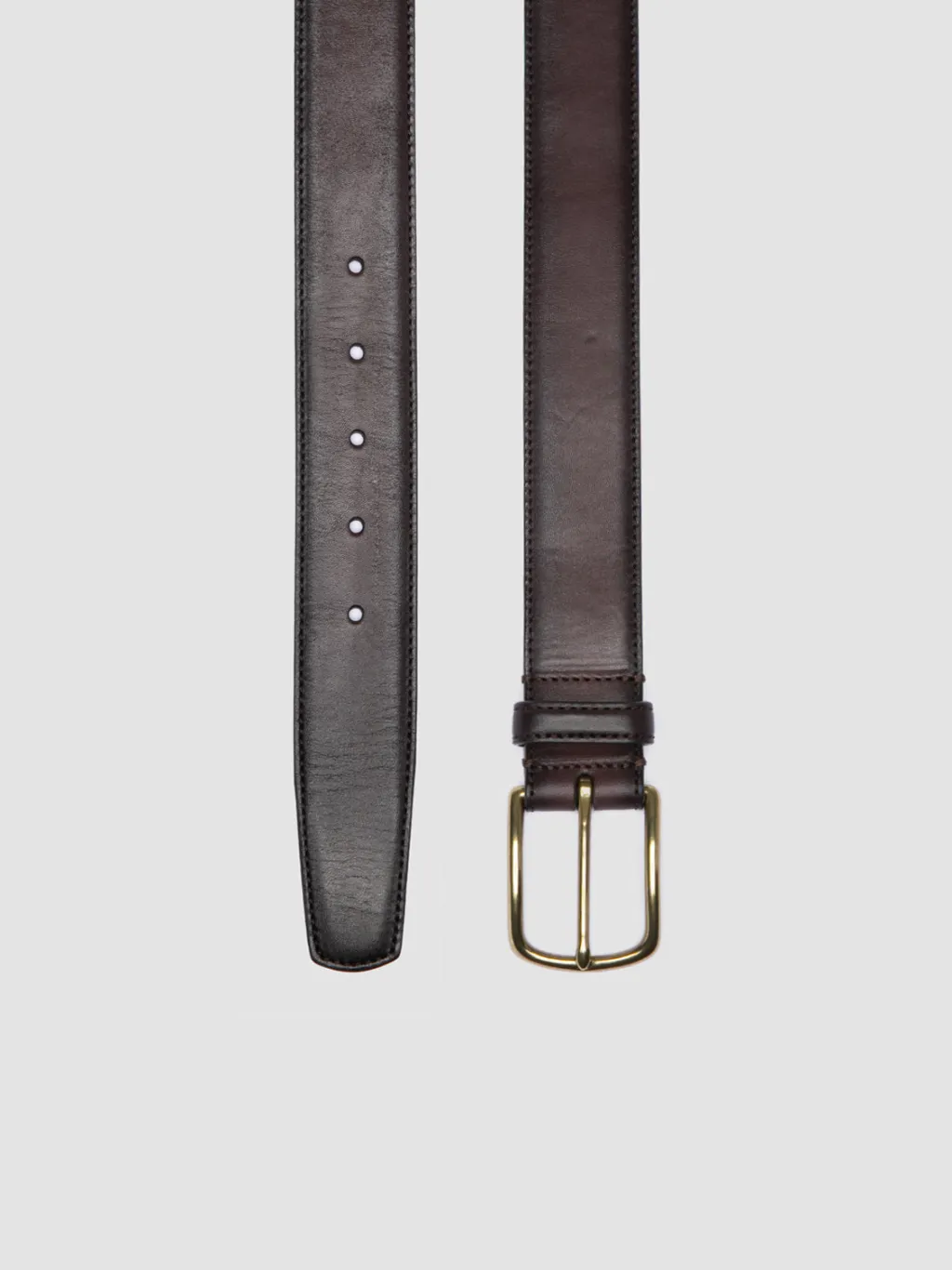 Officine Creative OC STRIP 04 - Brown Leather Belt