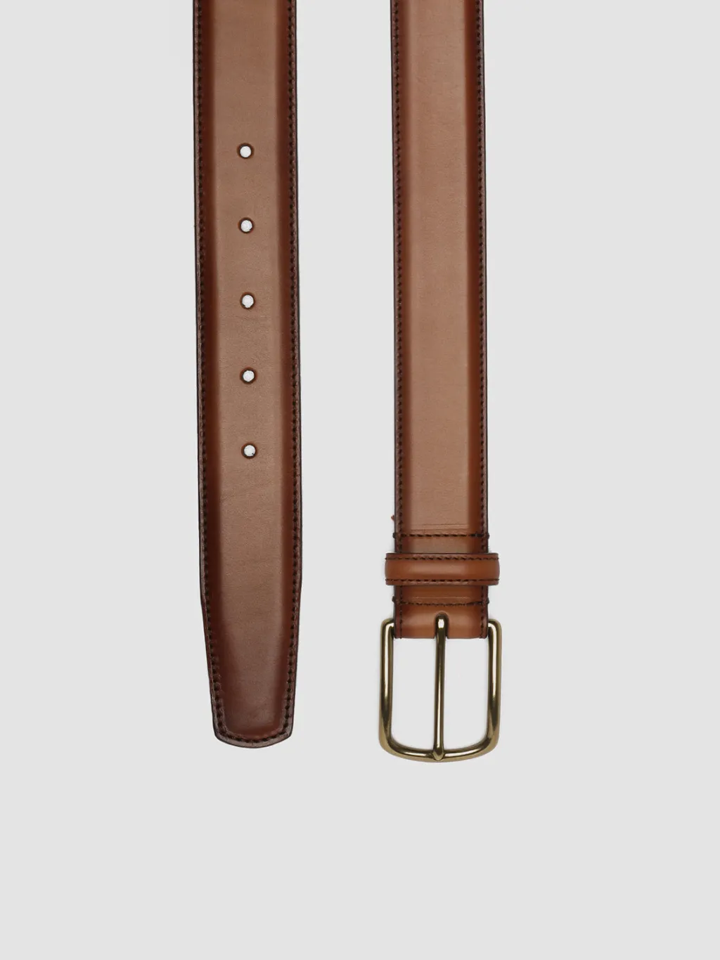 Officine Creative OC STRIP 04 - Brown Leather Belt