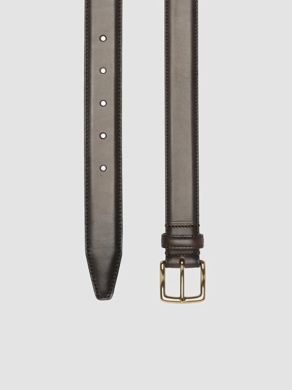 Officine Creative OC STRIP 05 - Brown Leather Belt
