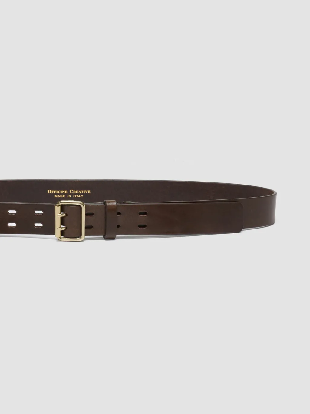 Officine Creative OC STRIP 051 - Brown Leather Belt