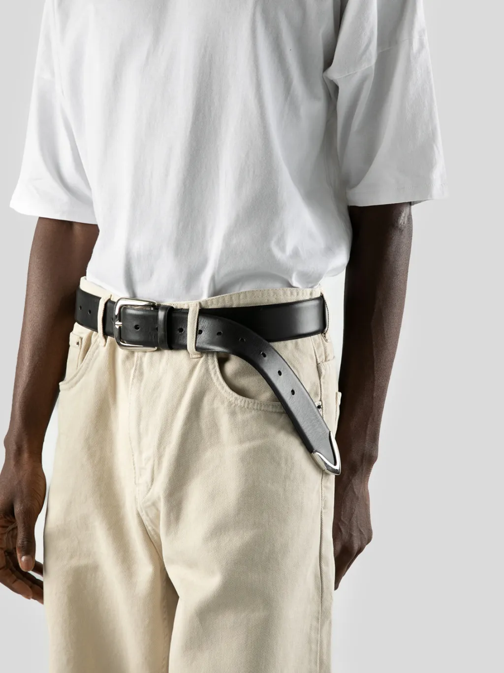 Officine Creative OC STRIP 052 - Brown Leather Belt
