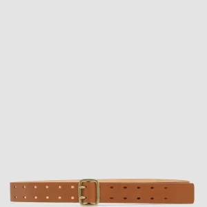 Women Officine Creative OC STRIP 062 - Brown Nappa Leather Belt