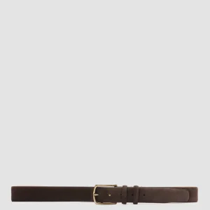 Officine Creative OC STRIP 33 - Brown Suede Belt