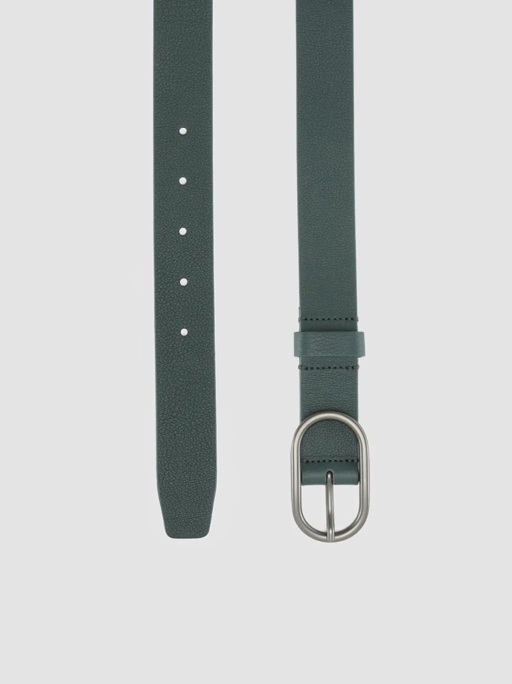 Officine Creative OC STRIP 047 - Green Leather Belt