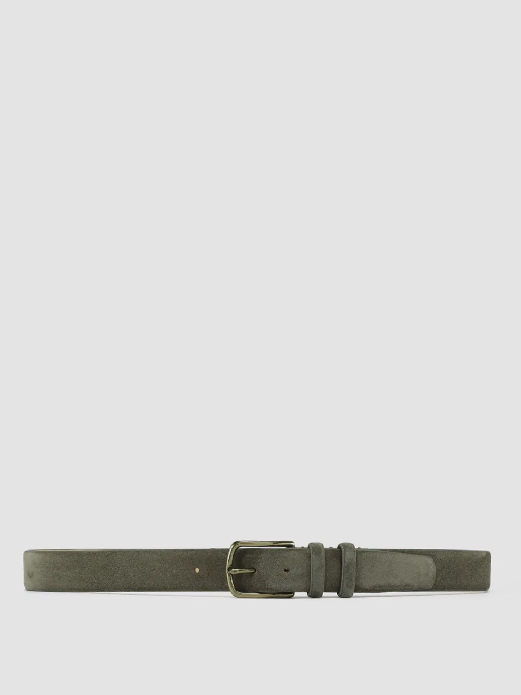 Officine Creative OC STRIP 33 - Green Suede Belt