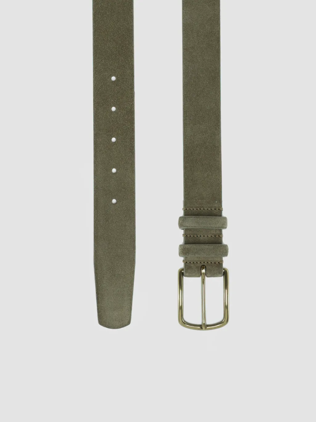 Officine Creative OC STRIP 33 - Green Suede Belt