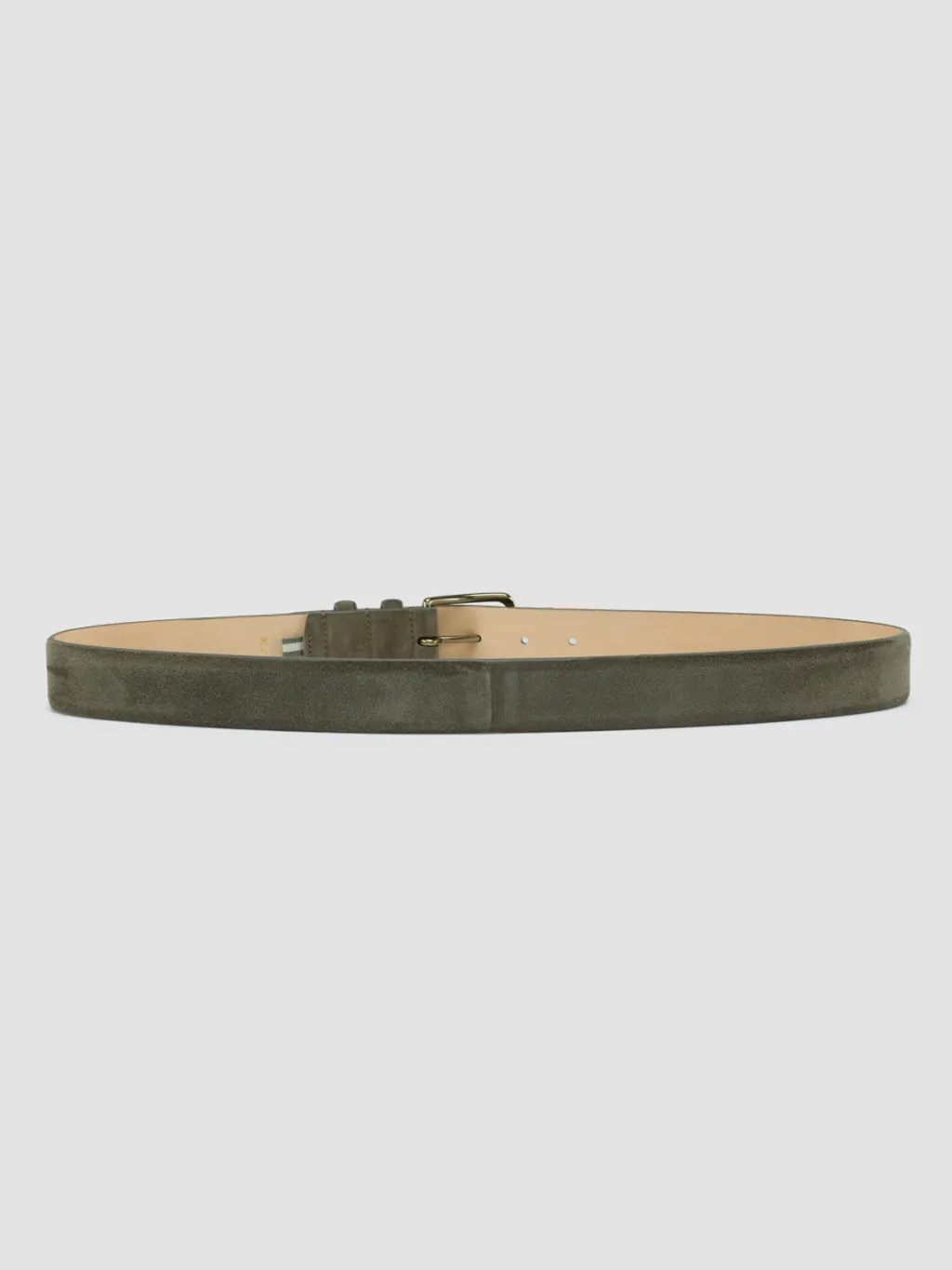 Officine Creative OC STRIP 33 - Green Suede Belt