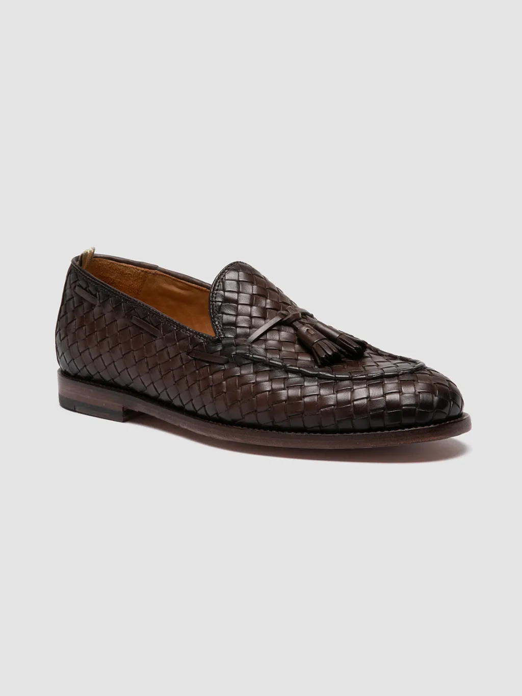 Officine Creative OPERA 004 - Brown Leather Tassel Loafers