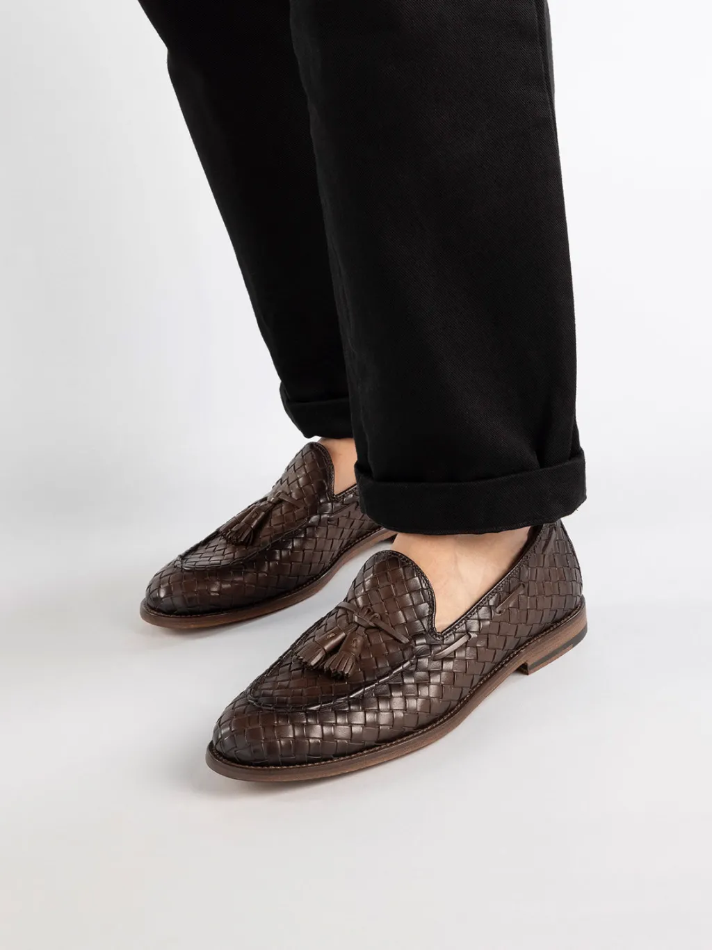 Officine Creative OPERA 004 - Brown Leather Tassel Loafers