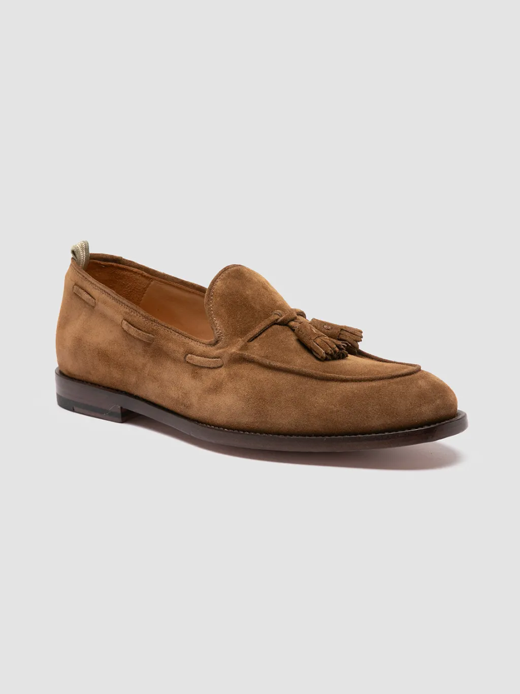 Officine Creative OPERA 002 - Brown Suede Tassel Loafers