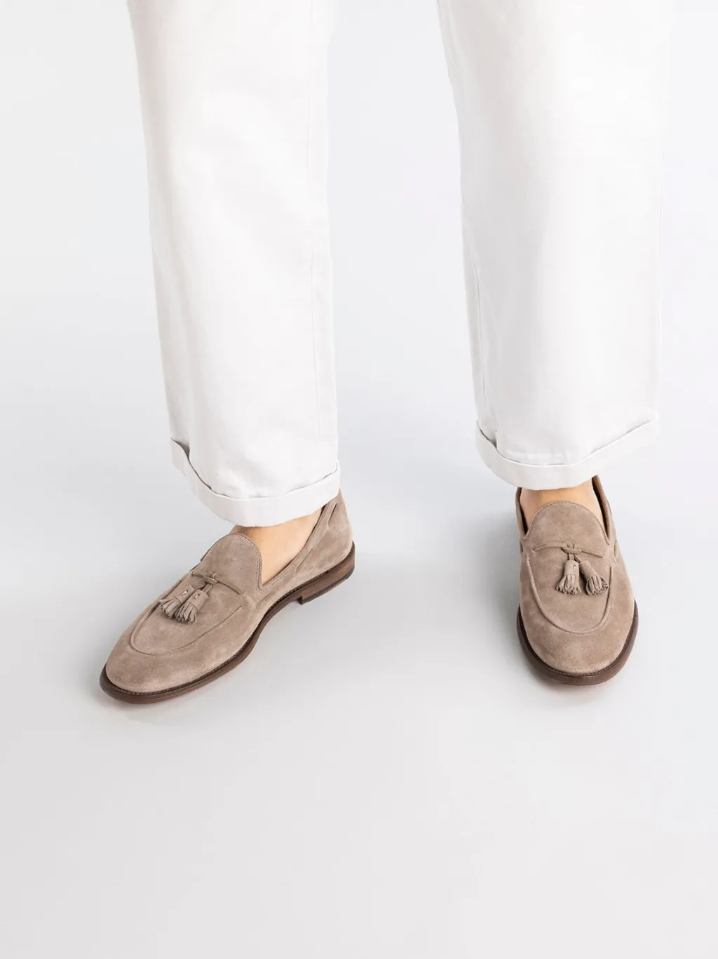 Officine Creative OPERA 002 - Brown Suede Tassel Loafers