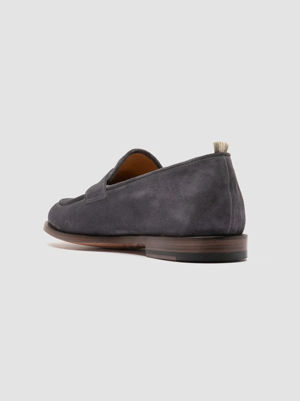 Officine Creative OPERA 001 - Grey Suede Penny Loafers