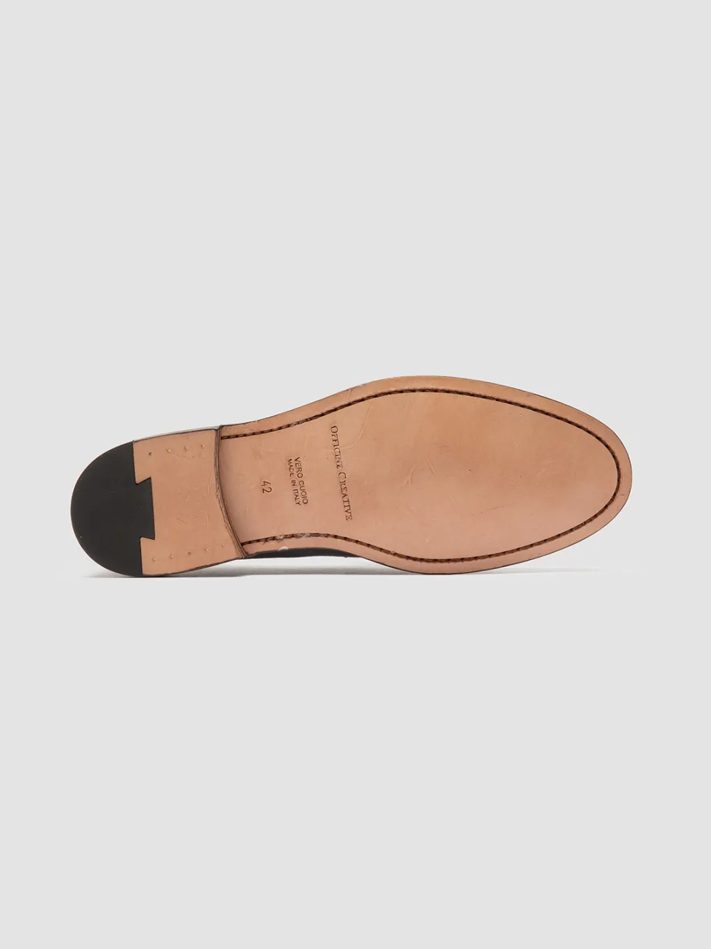 Officine Creative OPERA 001 - Grey Suede Penny Loafers