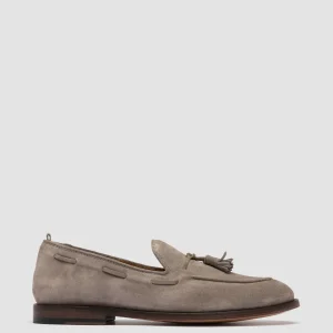 Officine Creative OPERA 002 - Taupe Suede Tassel Loafers