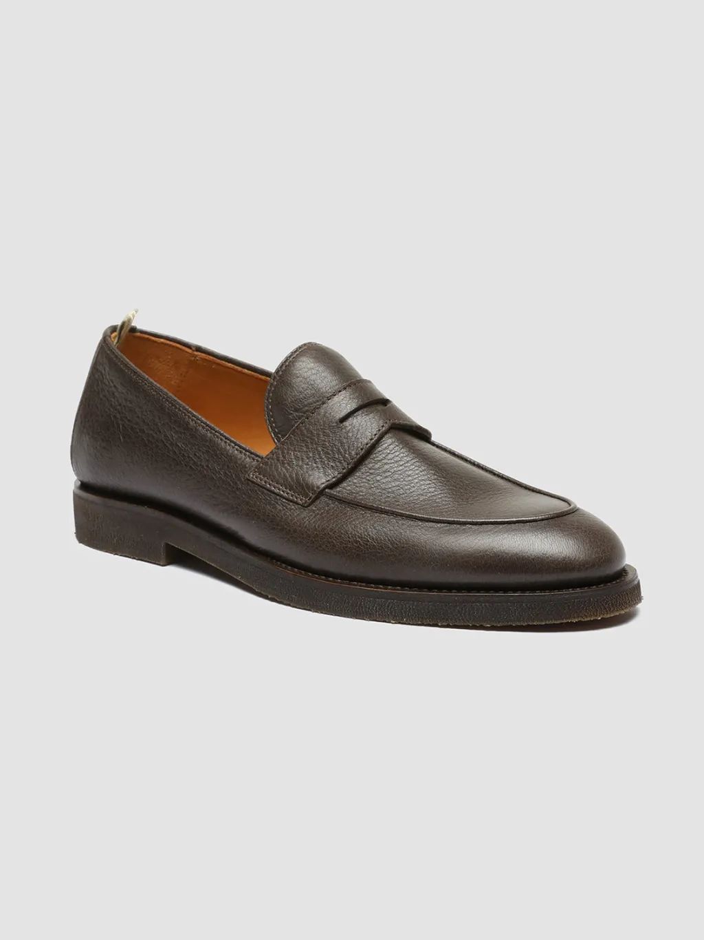 Officine Creative OPERA FLEXI 101 - Brown Leather Penny Loafers
