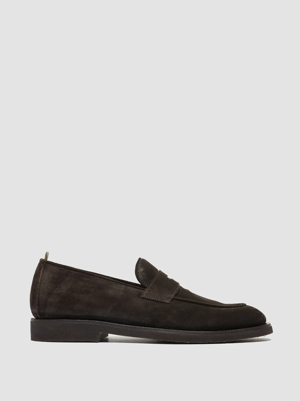 Officine Creative OPERA FLEXI 101 - Brown Suede Penny Loafers