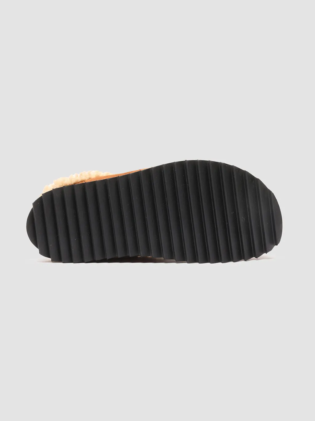 Women Officine Creative PELAGIE D’HIVER 007 - Brown Suede And Shearling Mules