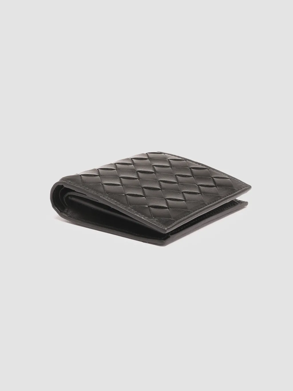Women Officine Creative POCHE 111 - Woven Leather Bifold Wallet