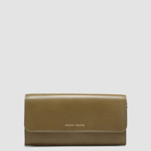 Women Officine Creative POCHE 09 - Green Nappa Leather Wallet