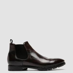 Officine Creative PRINCE 617 - Brown Leather Chealsea Boots