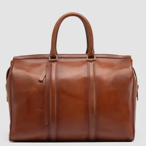Officine Creative QUENTIN 009 - Brown Leather Bag