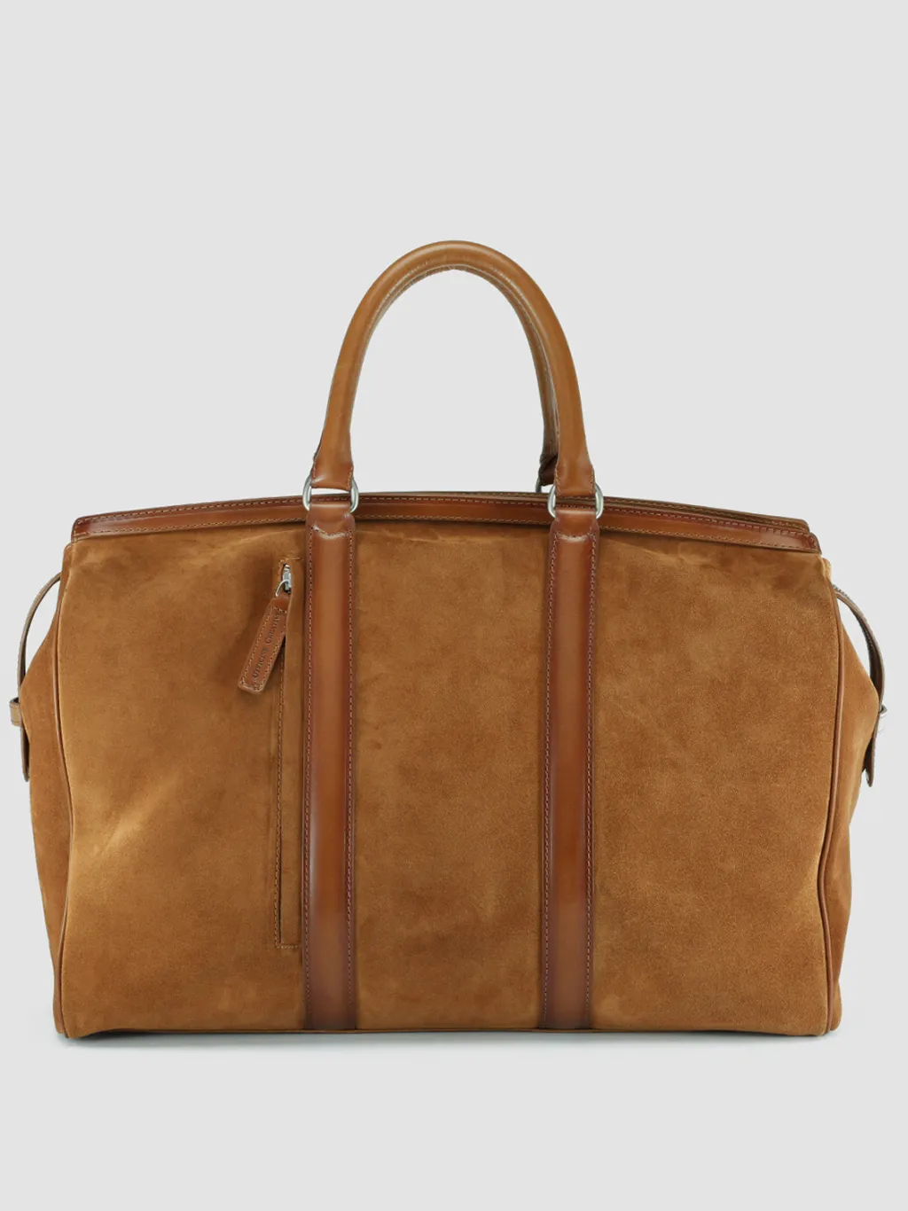 Officine Creative QUENTIN 009 - Brown Suede And Leather Bag