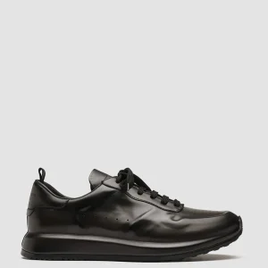 Officine Creative RACE LUX 003 - Grey Leather Sneakers