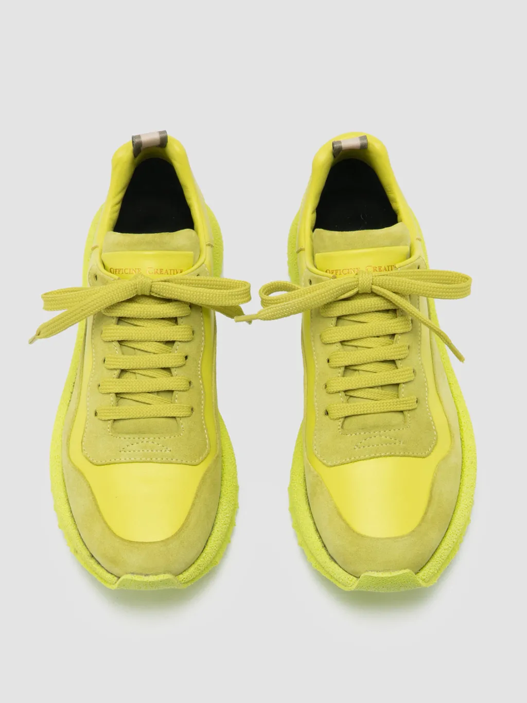 Women Officine Creative RACE RUBREX 101 - Leather And Suede Low Top Sneakers