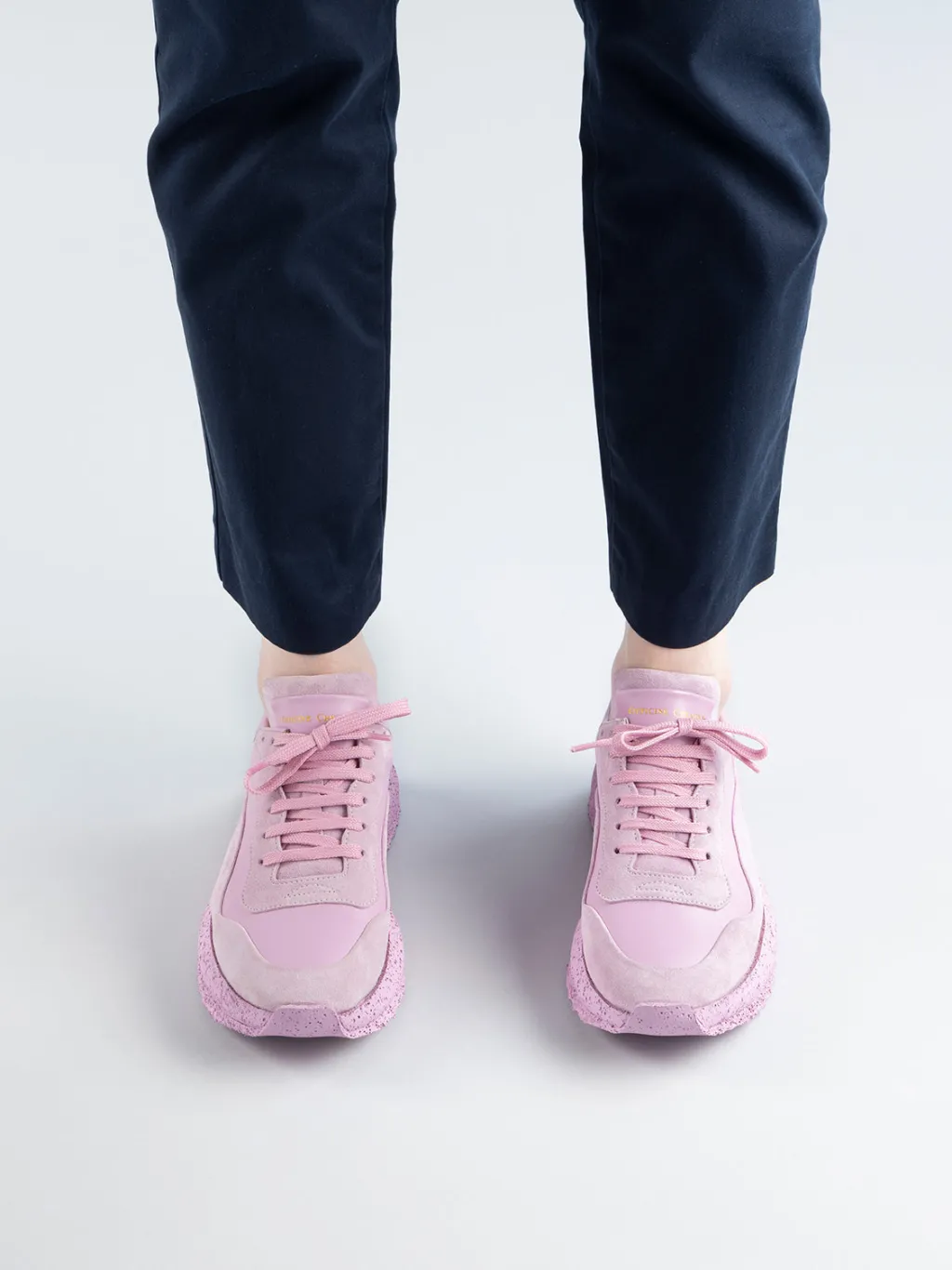 Women Officine Creative RACE RUBREX 101 - Leather And Suede Low Top Sneakers