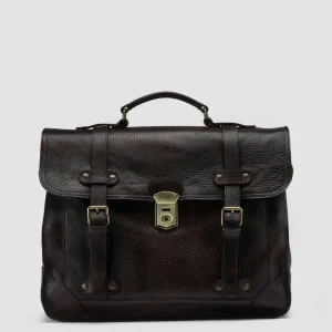 Officine Creative RARE 040 - Brown Leather Briefcase