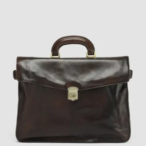 Officine Creative RARE 036 - Brown Leather Briefcase