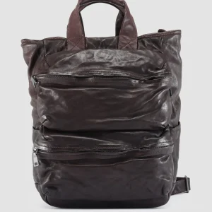 Women Officine Creative RECRUIT 014 - Brown Leather Backpack