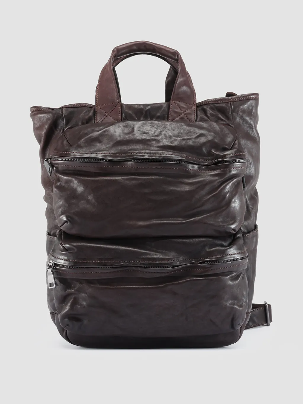 Women Officine Creative RECRUIT 014 - Brown Leather Backpack