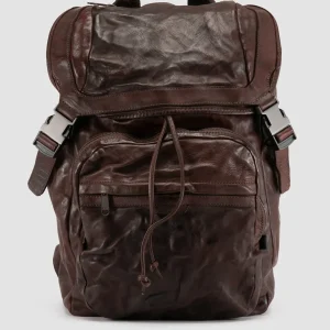Women Officine Creative RECRUIT 006 - Brown Leather Backpack