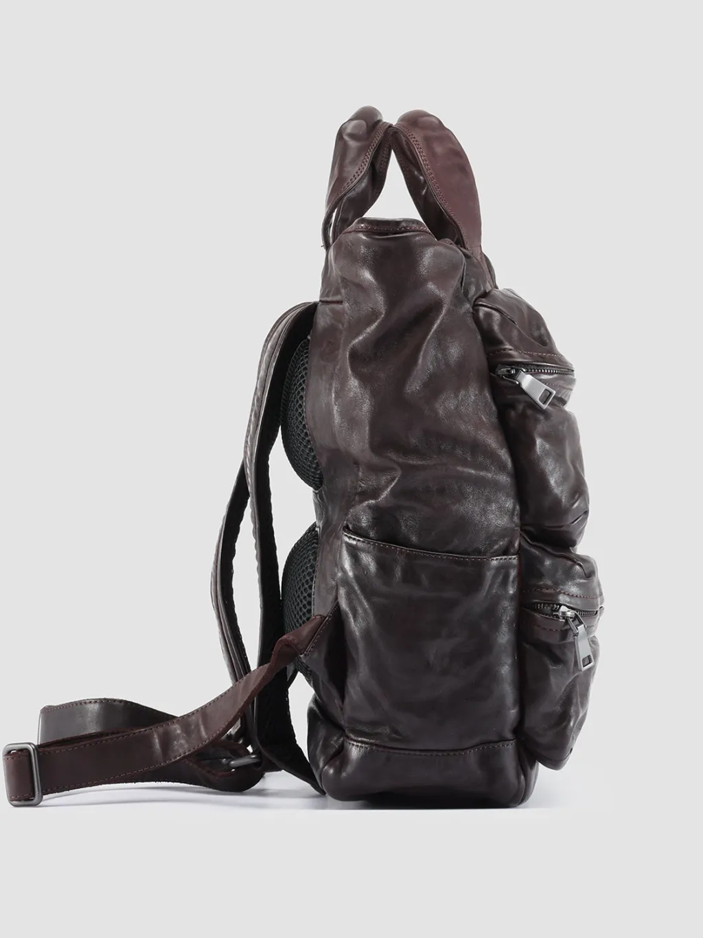 Women Officine Creative RECRUIT 014 - Brown Leather Backpack