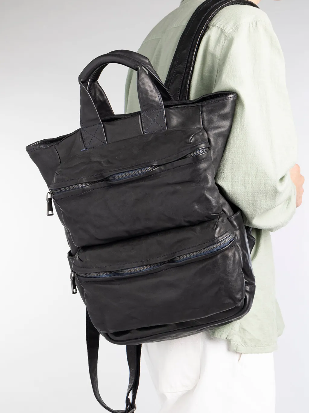 Women Officine Creative RECRUIT 014 - Brown Leather Backpack
