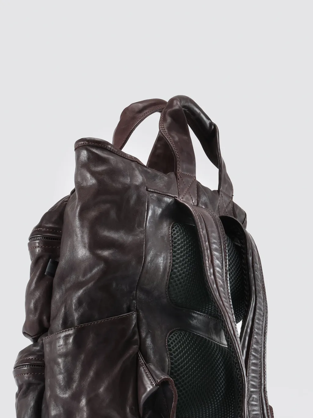 Women Officine Creative RECRUIT 014 - Brown Leather Backpack
