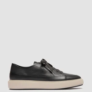 Officine Creative RELEASE 001 - Grey Leather Low Top Sneakers