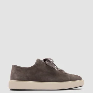 Officine Creative REMASTER 001 - Grey Suede Low Top Sneakers