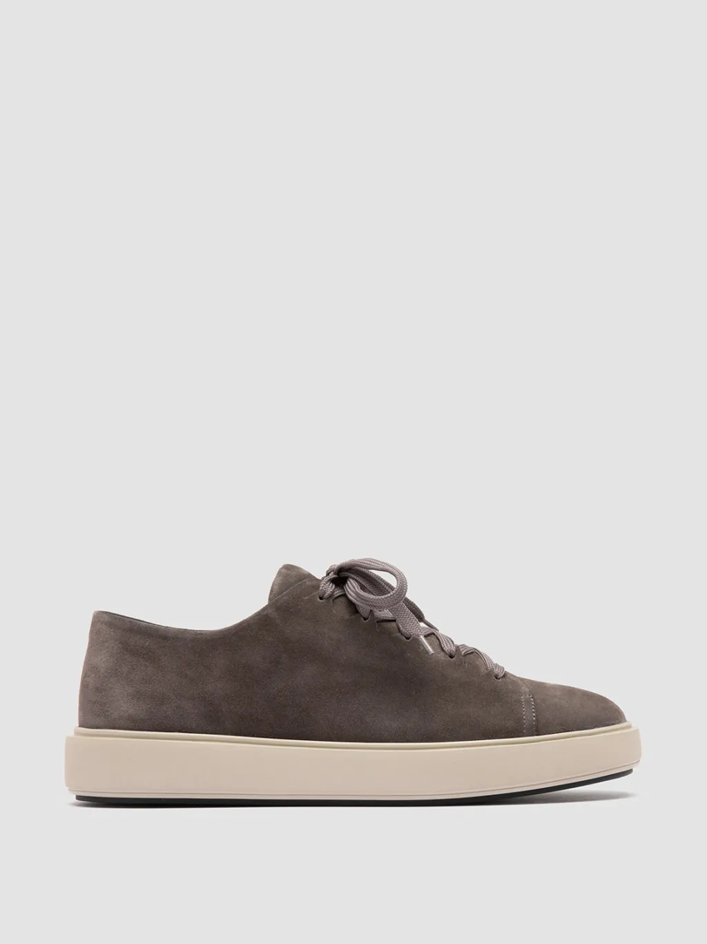 Officine Creative REMASTER 001 - Grey Suede Low Top Sneakers