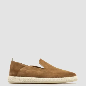 Officine Creative ROPED 002 - Brown Suede Loafer