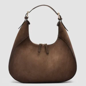 Women Officine Creative SADDLE 021 - Green Suede Handle Bag