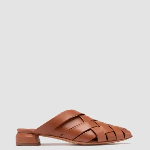 Women Officine Creative SAGE 105 - Brown Leather Mule Sandals