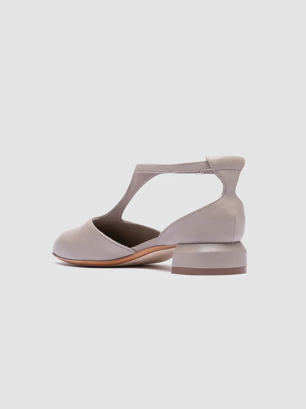 Women Officine Creative SAGE 103 - Ivory Leather T-Bar Shoes