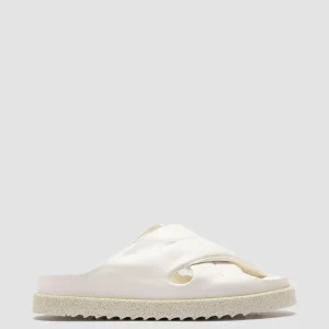 Women Officine Creative SANDS 103 - White Leather Slide Sandals