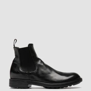 Women Officine Creative SERGEANT 102 - Black Leather Chelsea Boots