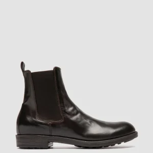 Officine Creative SERGEANT 006 - Brown Leather Chelsea Boots