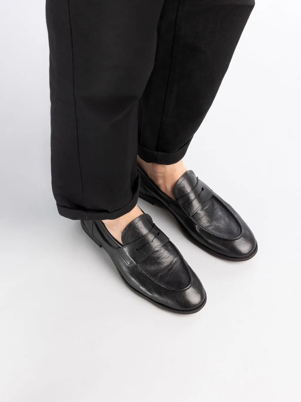 Officine Creative SOLITUDE 001 - Leather Penny Loafers