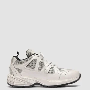 Women Officine Creative SUPURBIA 101 - White Leather & Mesh Low Top Sneakers