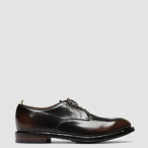 Officine Creative TEMPLE 018 - Brown Leather Derby Shoes